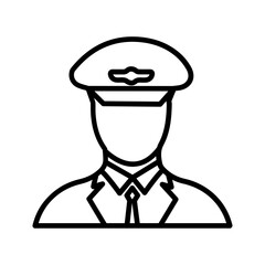 Flight Captain Vector Icon