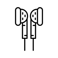 Earphones Vector Icon