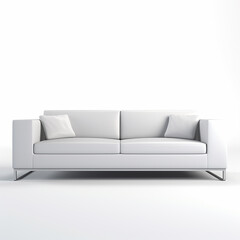 3d rendering  image of minimalist sofa made with generative ai