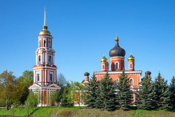 Resurrection Cathedral on a spring day. Staraya Russa, Novgorod region, Russia