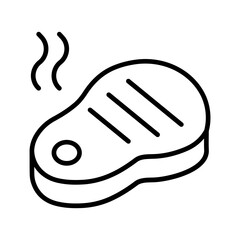 Obraz premium Steak Vector Icon