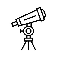 Telescope Vector Icon