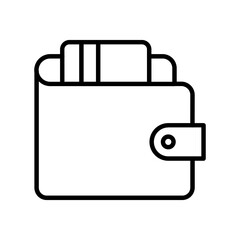 Wallet Vector icon 