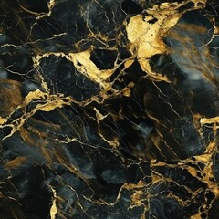 Black marble with gold texture. Background. Pattern