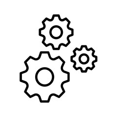 Multiple Cogwheels Vector Icon