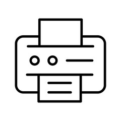 Obraz premium Printer Vector Icon