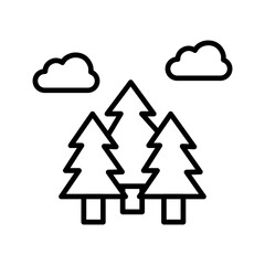 Forest Vector icon 