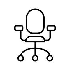Fototapeta premium Revolving Chair Vector Icon