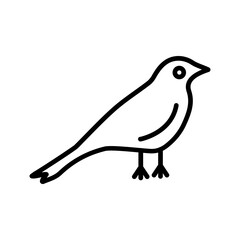 Bird Vector icon 