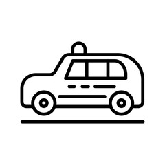 Cab Vector Icon
