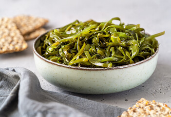 Organic Seaweed Salad in Artisan Bowl