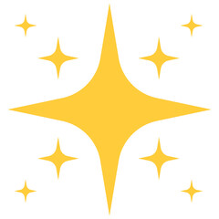 A set of star icon isolated on white background.