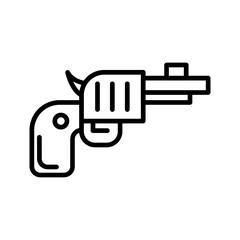 Revolver Vector Icon