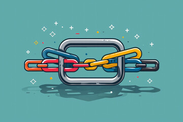 Acquiring high-quality backlinks from other reputable websites. Backlinks are crucial for establishing a website's authority in the eyes of search engines - obrazy, fototapety, plakaty