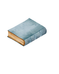 Watercolor Stack Of Book