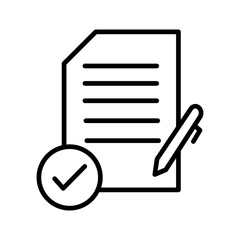 document icon on square internet button