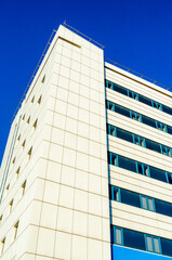 windows of an empty office business building during quarantine