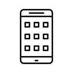 mobile phone apps icon