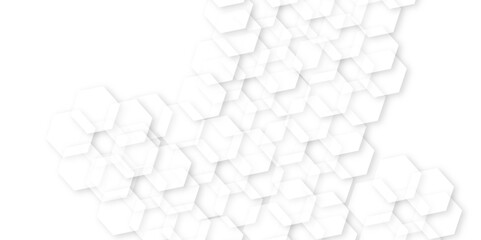 Abstract White Hexagonal Background. Luxury White Pattern. honeycomb white Background white and hexagon abstract background.	