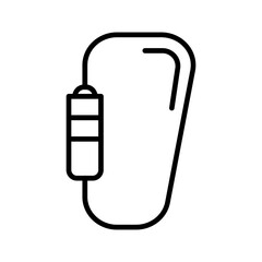 carabiner Vector icon 