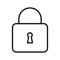 Pad Lock Vector icon 