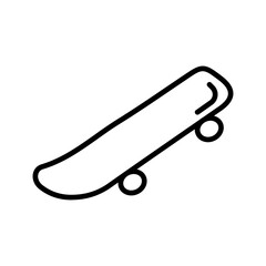 Skateboard Vector icon 