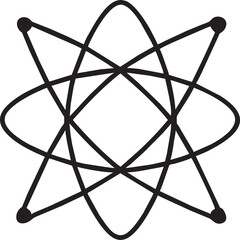 generate a unique, abstract geometric shape that has never been seen before, icon