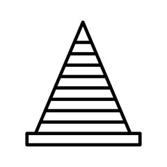 Traffic cone icon 