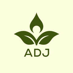ADJ Letter logo design template vector. ADJ Business abstract connection vector logo. ADJ icon circle logotype.
