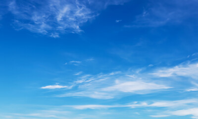 Naklejka na ściany i meble natural blue sky with clouds