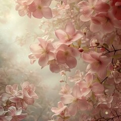 backdrop image, misty Vintage light pink Floral Texture