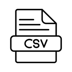 CSV Vector Icon