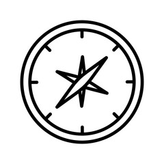 Obraz premium Compass II Vector Icon