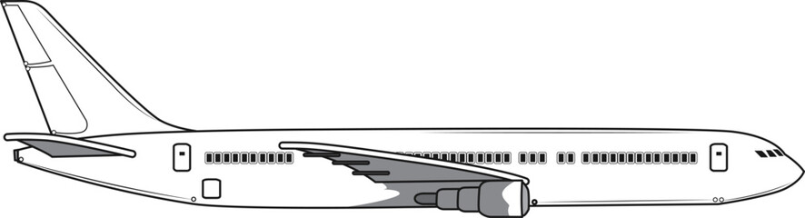 飛行機（plane）(eps)
