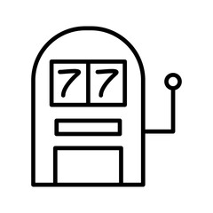 Slot Machine Vector Icon