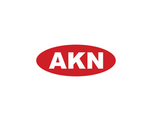 AKN logo design vector template