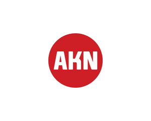 AKN logo design vector template