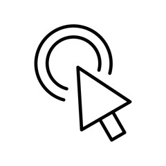 Click Vector Icon