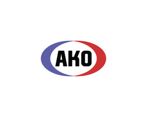 AKO logo design vector template