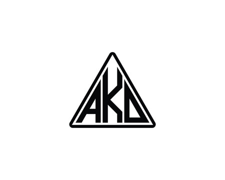 AKO logo design vector template