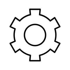 Setting Gear Vector Icon