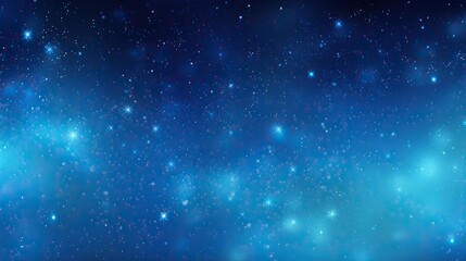 outer space with , stars, Blue background