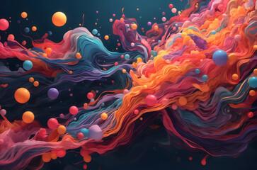 psychedelic style background