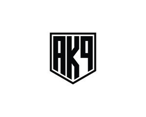AKQ logo design vector template