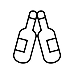 Beers Toasting Vector Icon