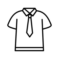 Shirt and Tie Vector Icon