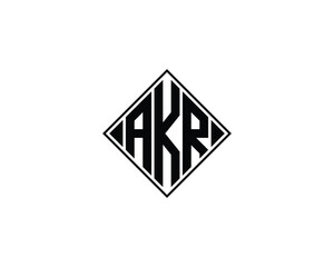 AKR logo design vector template