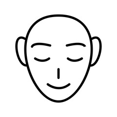 Human Face Vector Icon