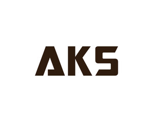 AKS logo design vector template