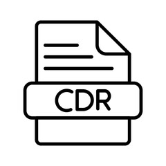 CDR Vector Icon